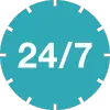 24/7<br>Availability